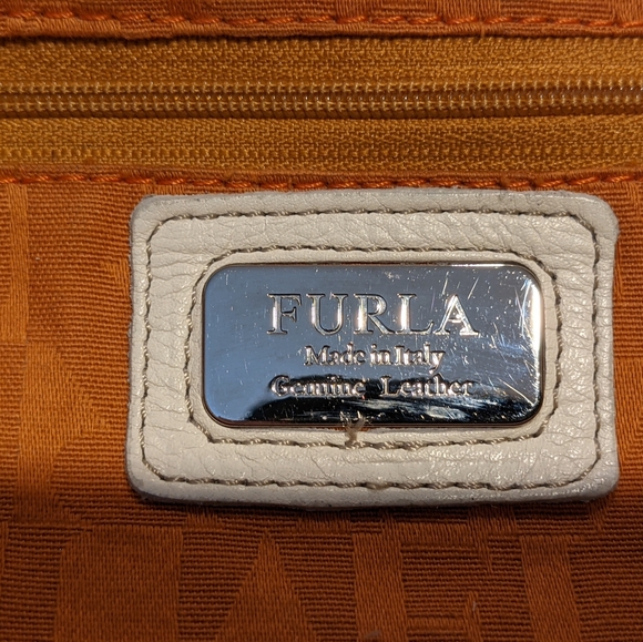 FURLA Genuine Italian Leather Bag with Twisted Strap - Picture 4 of 10